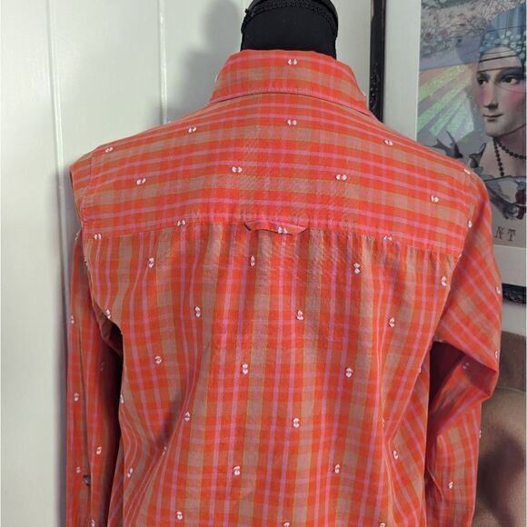Maeve Red Plaid Buttondown sz 2 EUC - Picture 10 of 14